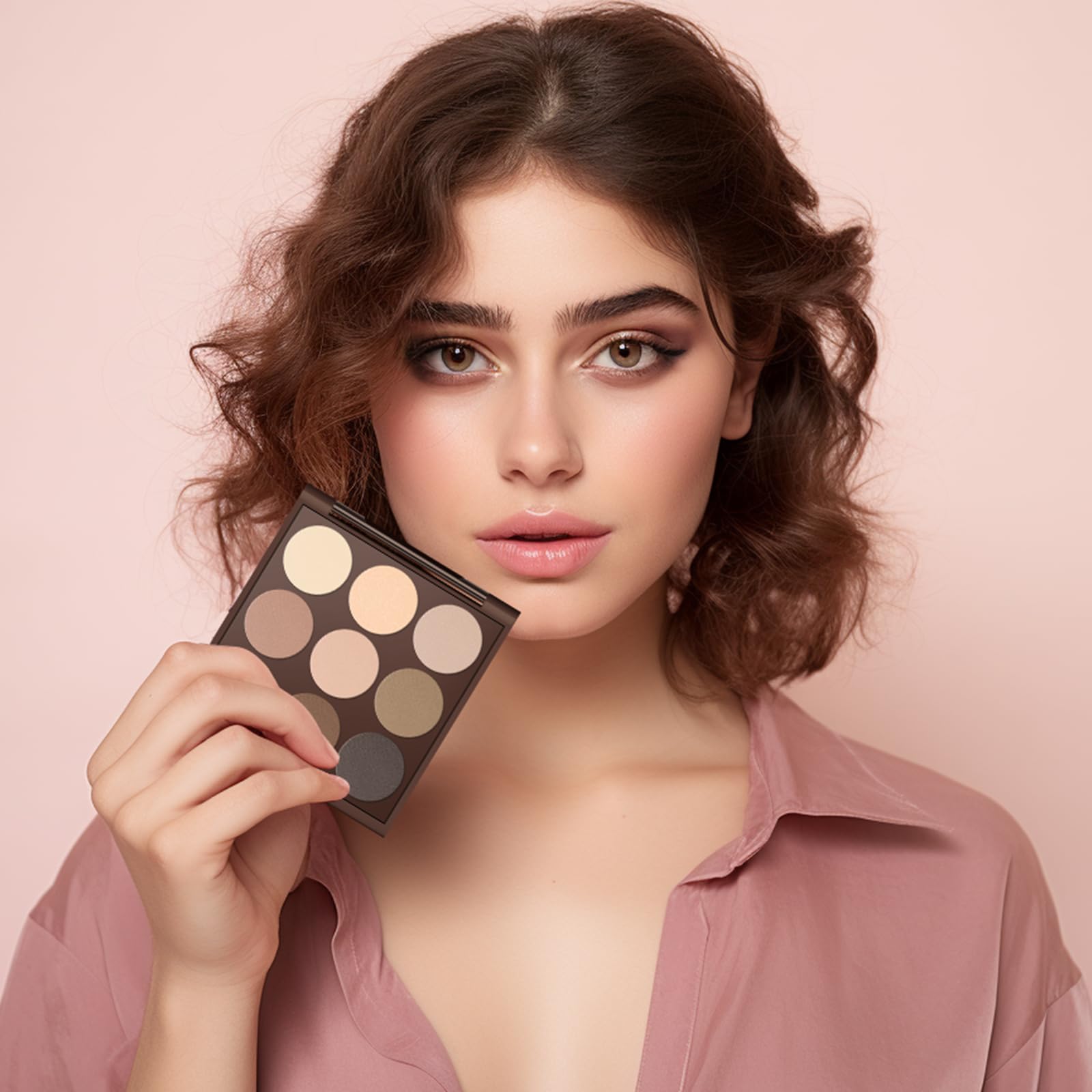 MYSTER ROSEY Matte Eyeshadow Palette - Neutral Nude -5 MYSTER ROSEY Matte Eyeshadow Palette - Neutral Nude -5
