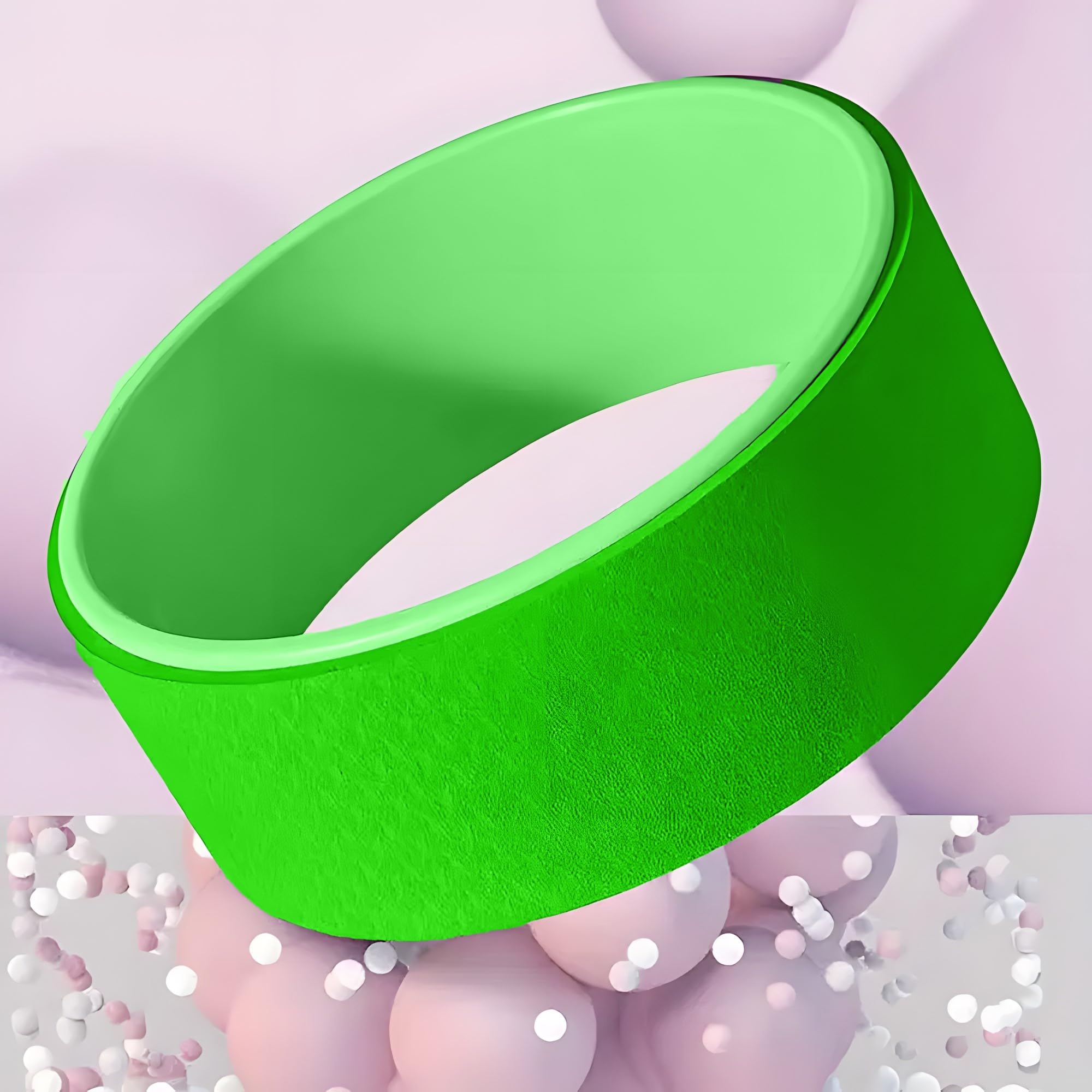 ZETO Yoga Wheel | Yoga blocks Ideal for Stretching, Backbends, Exercise, Deep Tissue Massage & Back Pain Relief, Size 13 inch(GREEN+GREEN) (B0CYCLPYWK) Amazon Price History, Amazon Price Tracker