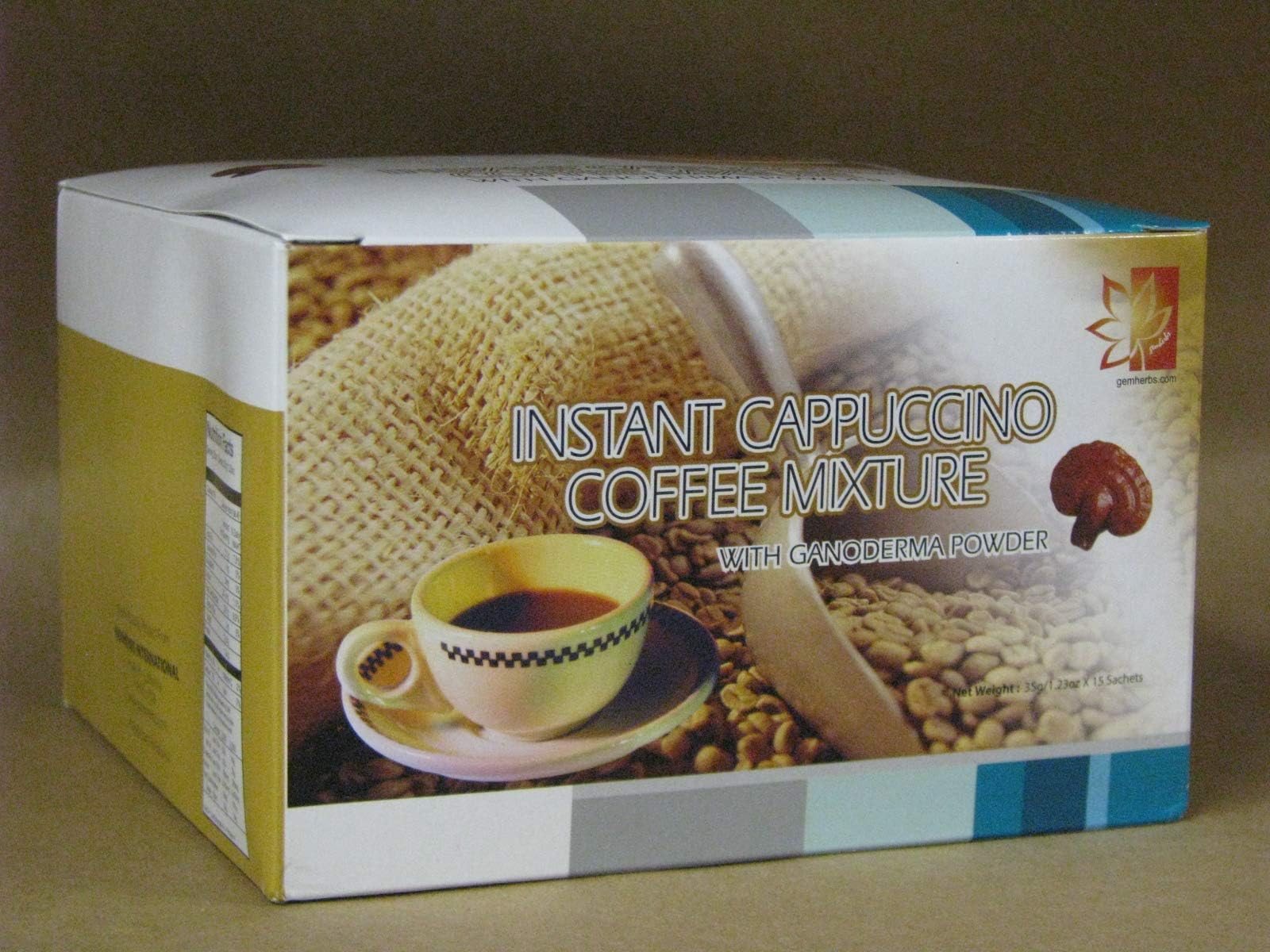 Instant Cappuccino Coffee Mixture by Diamond Interest - 15 Sachets