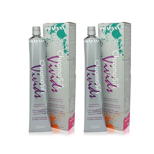 Pravana ChromaSilk Vivids plata 3 fl 0z- paquete de 2