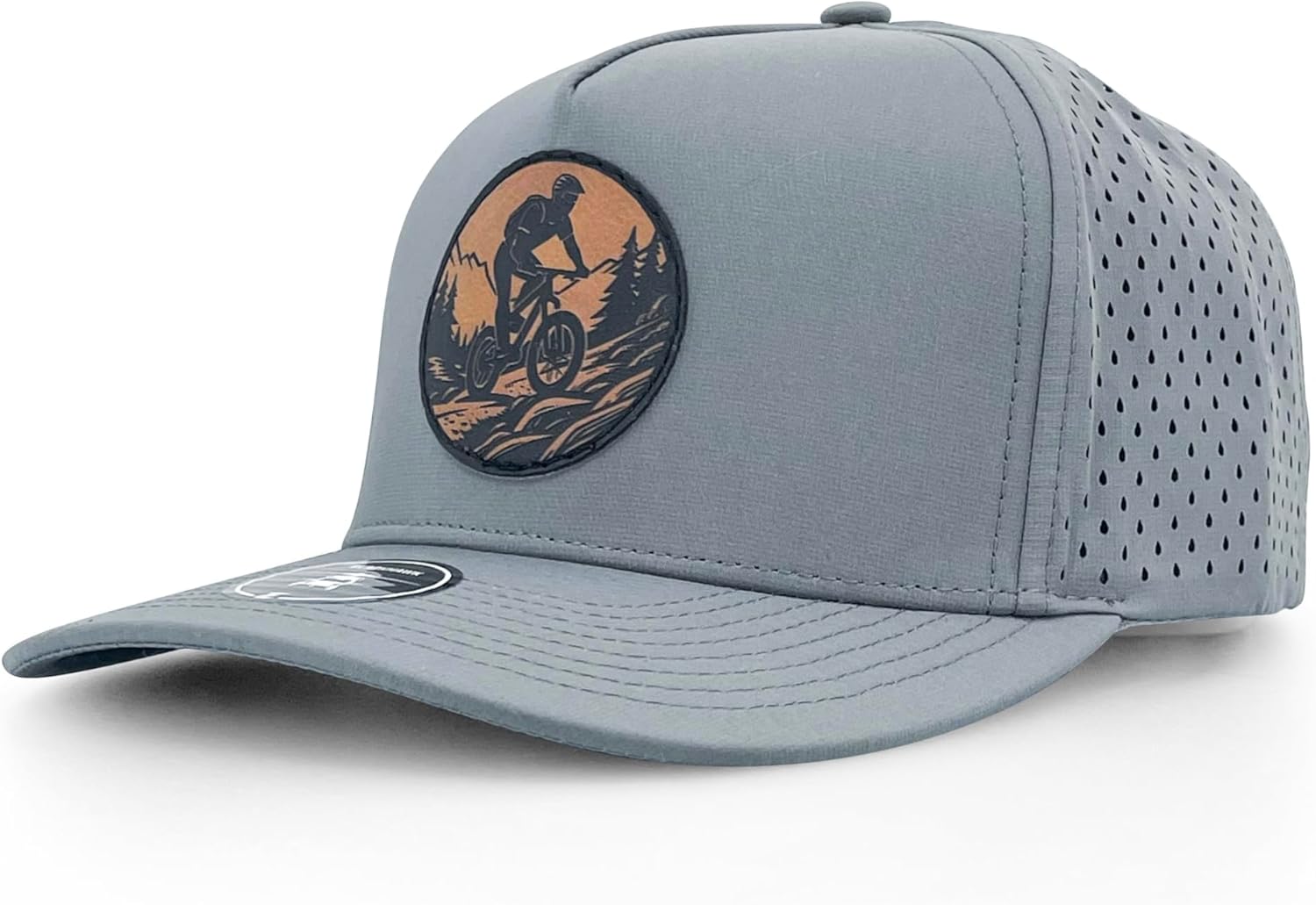 ZAPPED HEADWEAR Blackhawk Premium Performance 5 Panel Trucker Hat - Mountain Biking