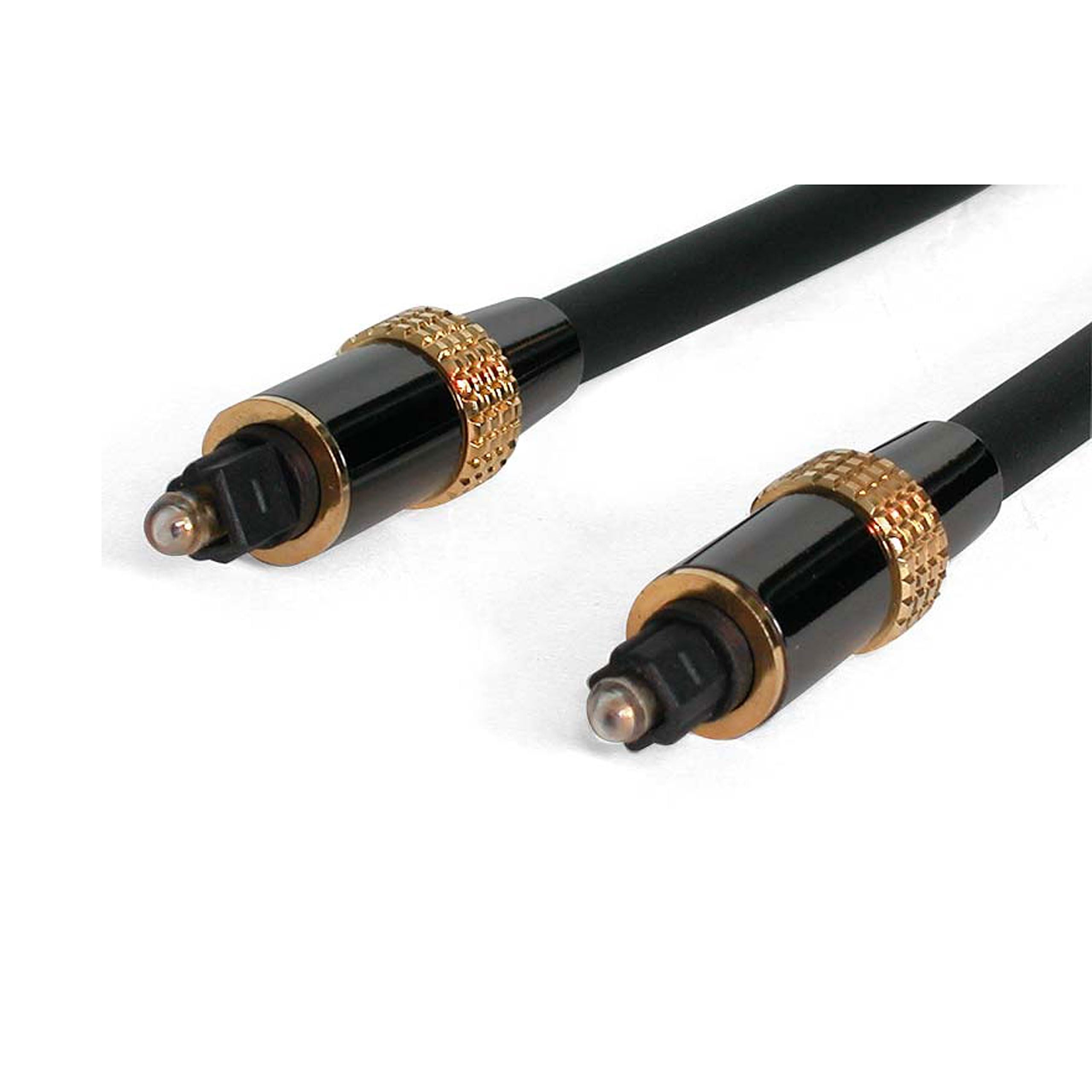 StarTech.com TOSLINK20 20 ft (6.1 m) Digital Optical Audio Cable, Toslink Digital Optical SPDIF, Premium, Male/Male, Optical Audio Cable