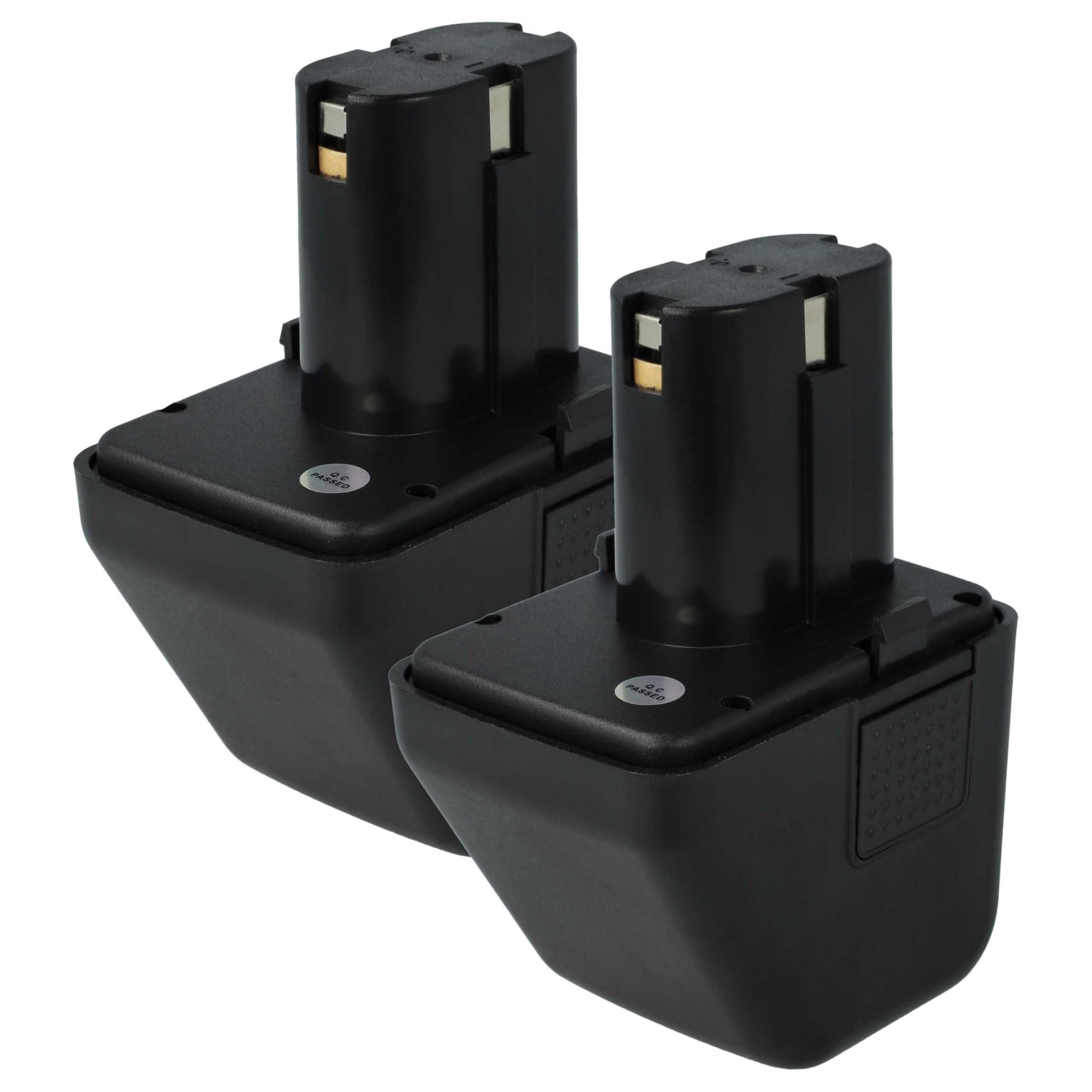 vhbw 2X batería Compatible con Gesipa Firebird 12 V Herramienta, Herramienta colocación Remaches Ciegos (2500 mAh, NiMH, 12 V)
