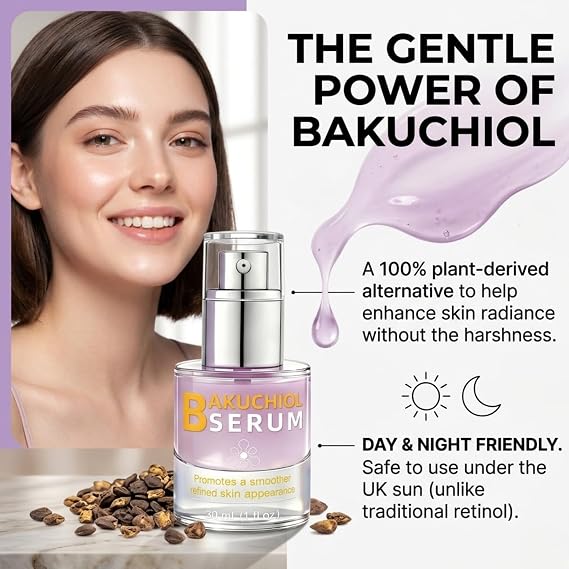 Bakuchiol Retinol Alternative Face Serum, Bakuchiol Face Serum, 30mL