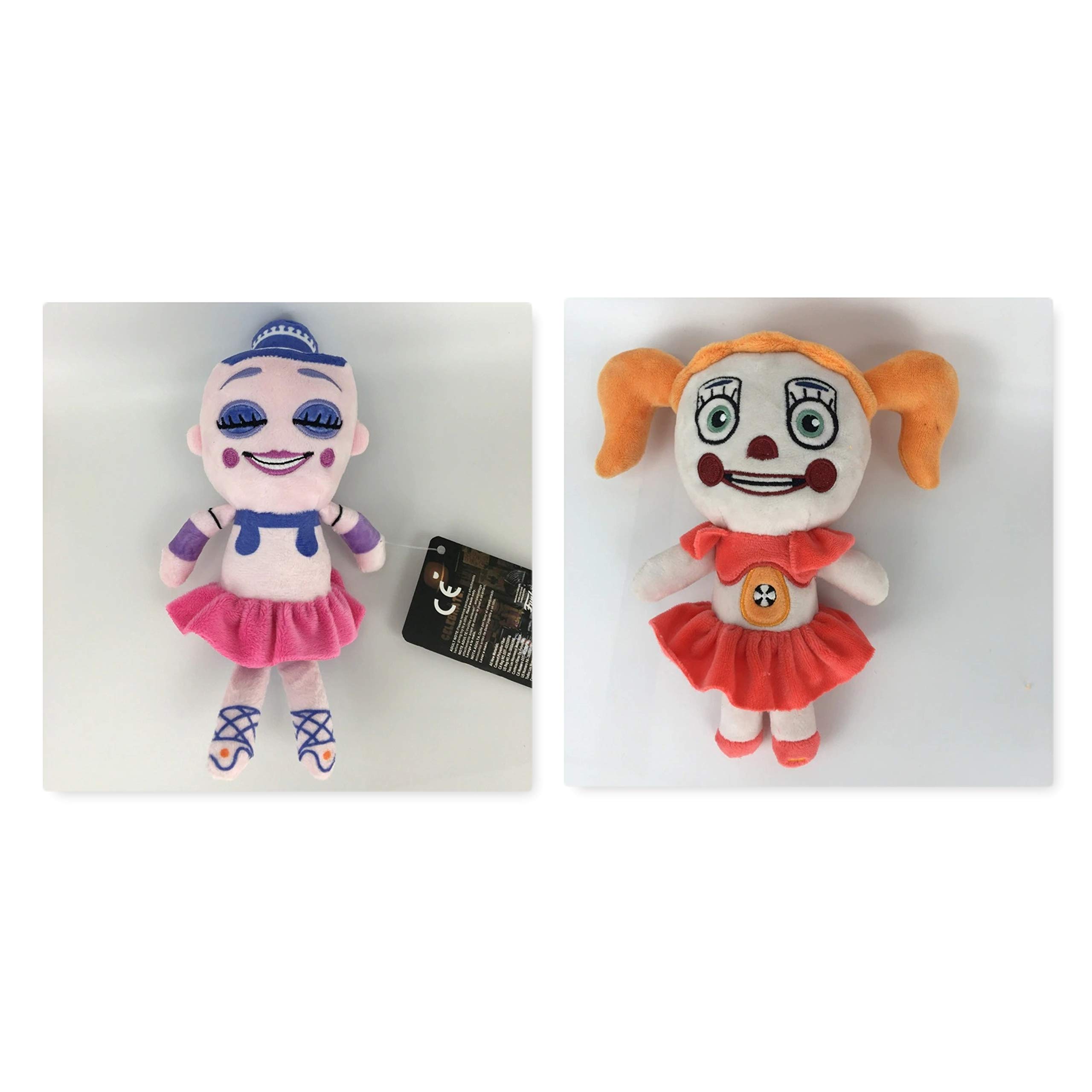 Set De 3 Peluches FNAF – Ballora + Ennard + Circus Baby – 30 Cm – Cadeau Anniversaire Noël – Pour Fans De Five Nights At Freddy’s