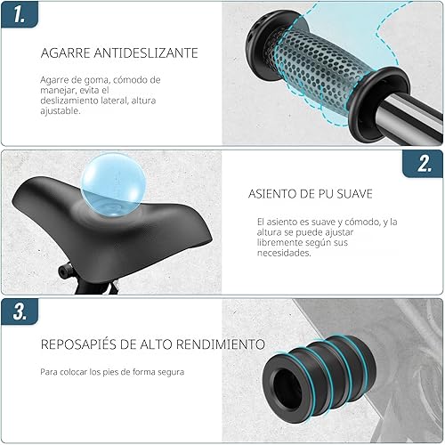 Miniatura 5 de SEREED Bicicleta de equilibrio para niños de 2 a 5 años, sin pedales, ajuste sin herramientas, para nietos de 2 a 3 años, placa personalizable con 3