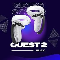 Vista 7 de AMZDM Controller Grip for Oculus Meta Quest 2 Accessories Grips Cover for VR Touch Controllers Covers Protector with Non-Slip Joystick Covers 1Pair