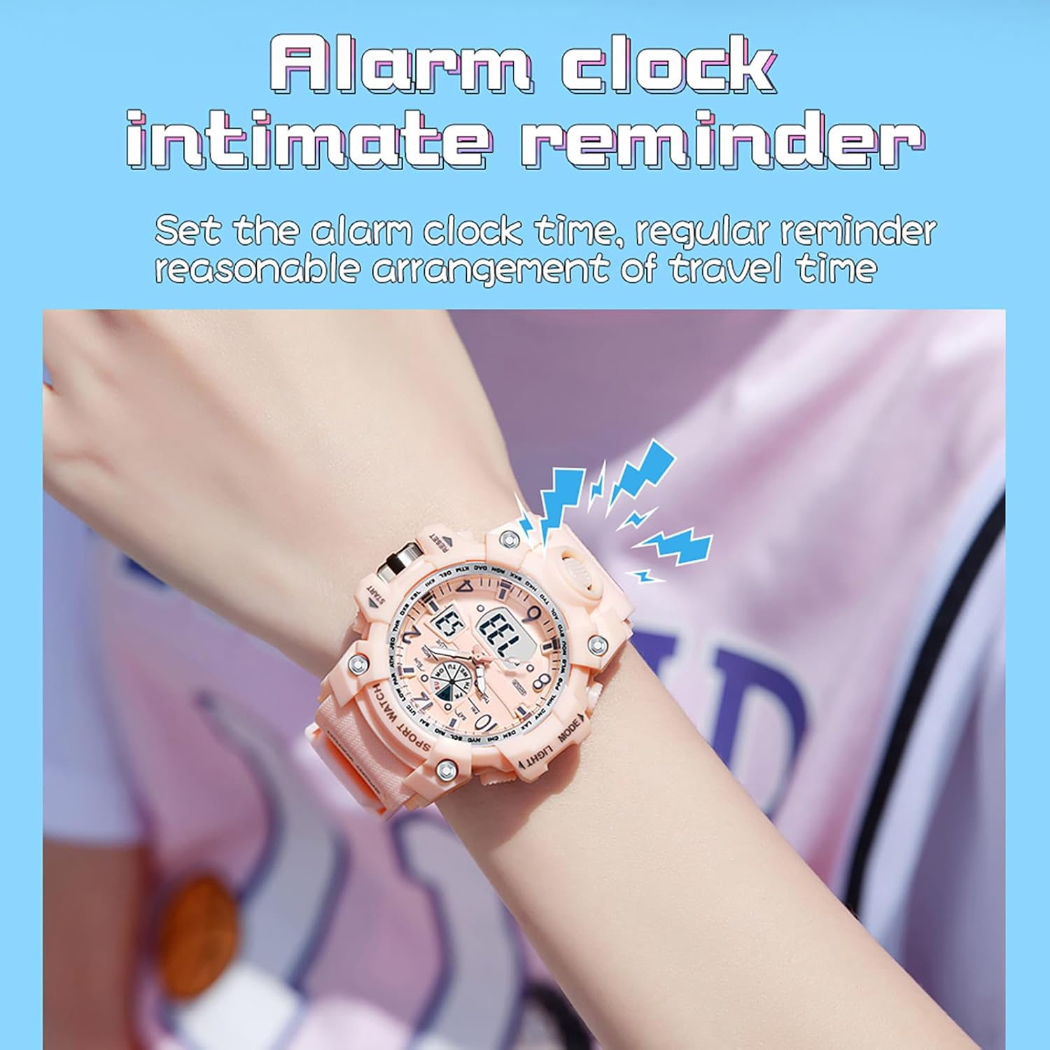 findtime Digital Watches for Women Sports Waterproof Military Womens Tactical Analog Watch Alarm Stopwatch Dual Time Display Shockproof LED Backlight Reloj Digital para Mujer - Image 5