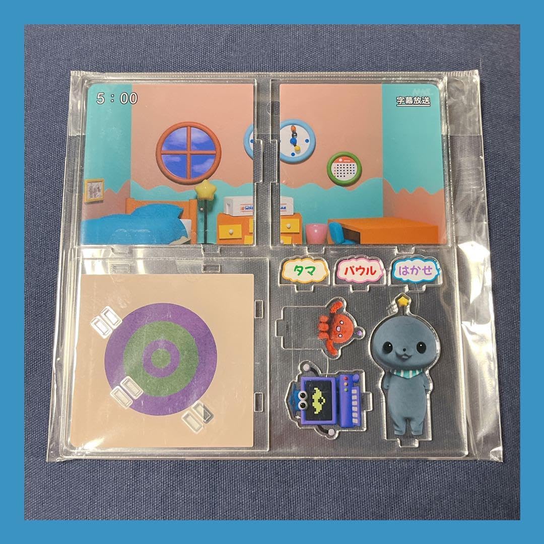 教育番組 タマ パウル はかせ アクリルジオラマ 教育番組 アクリル