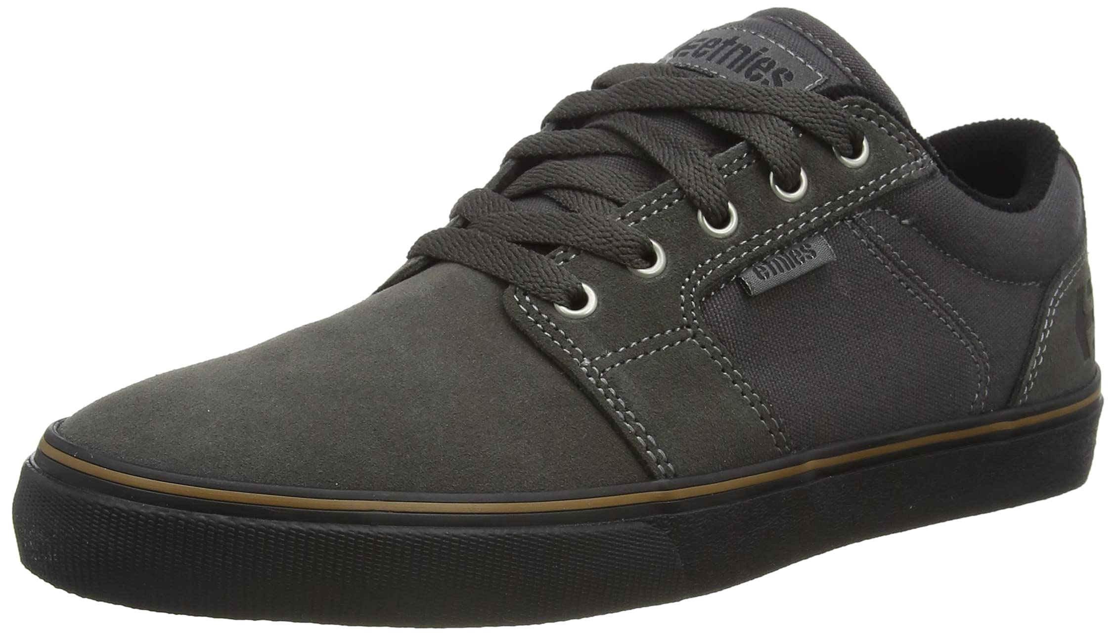 Etnies Barge LS – Classic Skate Look, Slim Vulcanized Silhoutte, Hefty Armored Collar, Reinforced Vulc