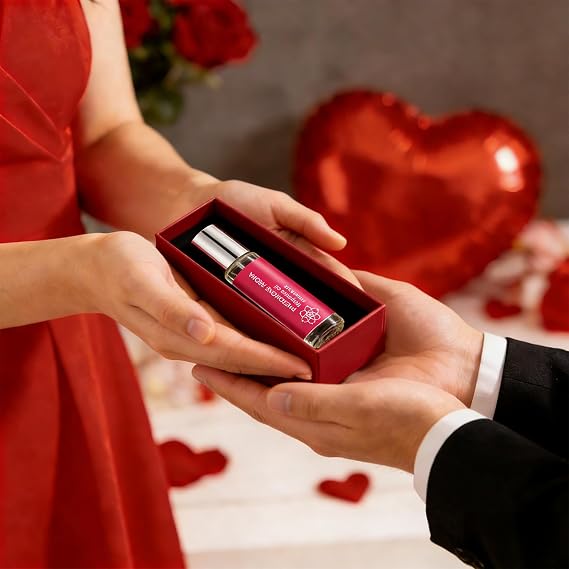 Pheromones Perfumes for Women, Long Lasting Roll On Oil Fragrance for Date Night, Rose Perfume Oil, Fruity and Floral Daily Allure & Sensual Gift, Date Night Perfume - 0.34 fl.oz (10mL)