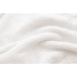 HIPHOP PANDA Baby Washcloths, Rayon Made from Bamboo - 2 Layer Ultra Soft Absorbent Newborn Bath Face Towel - Reusable Baby Wipes for Delicate Skin - Ivory, 6 Pack