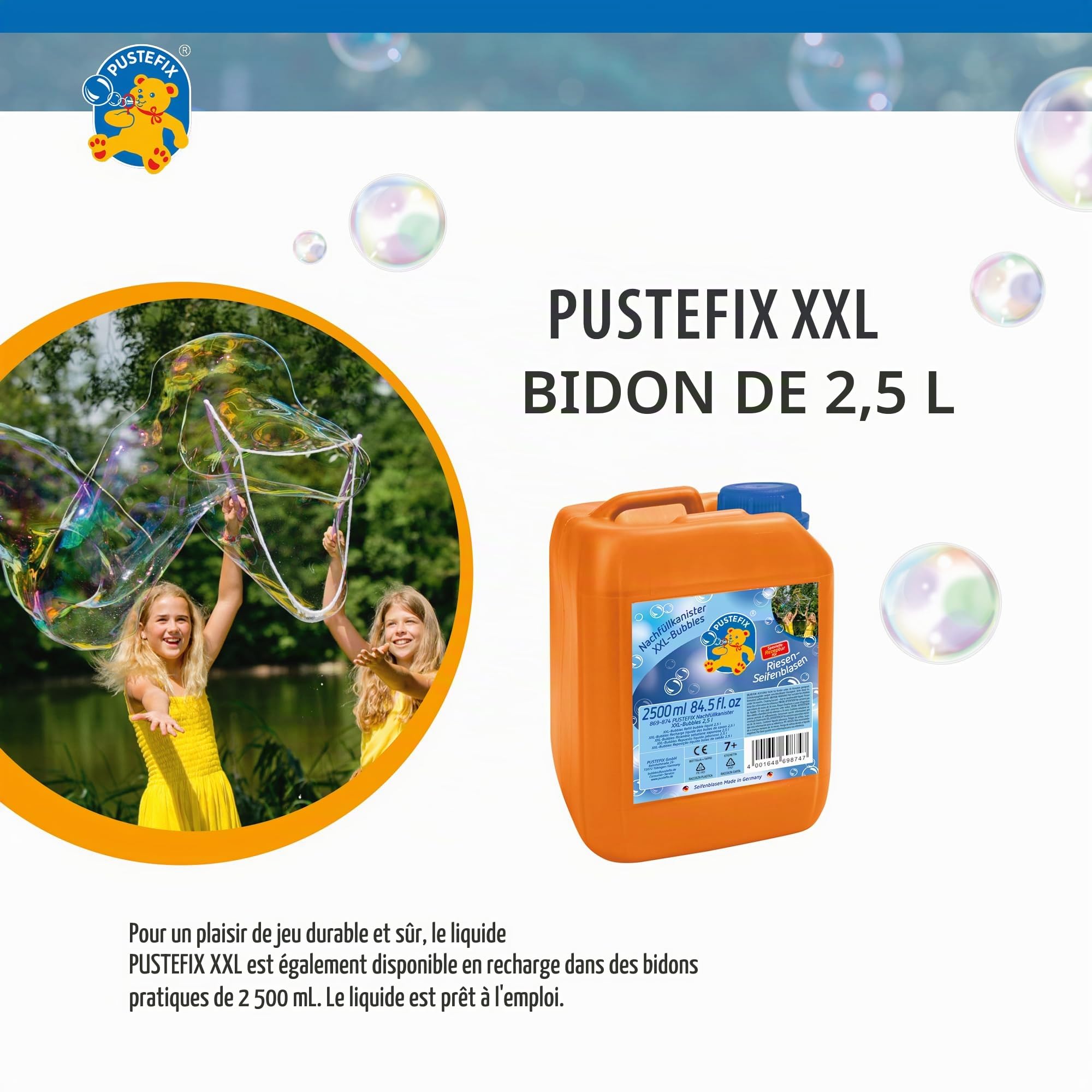 Pustefix - Recharge bulles XXL