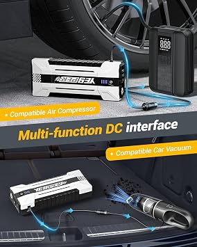 YESPER 4120A 12V Car Battery Jump Starter Portable Pack