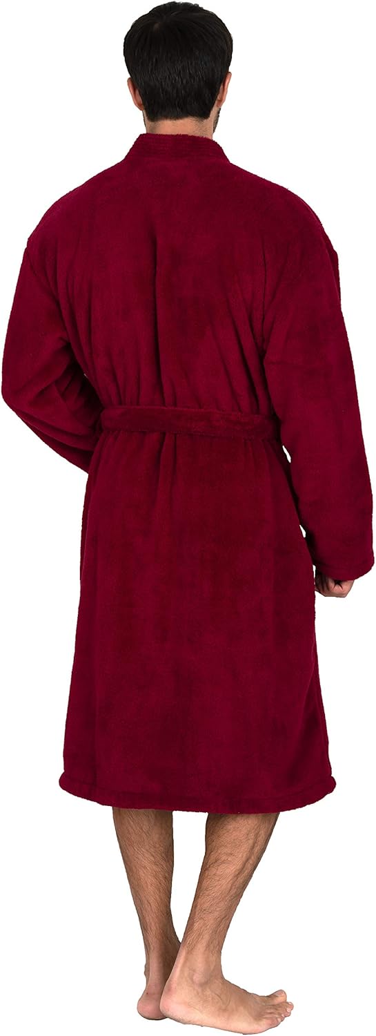 TowelSelections Mens Robe Plush Soft Bathrobe Fleece Kimono Bath Robe for Men - Image 2