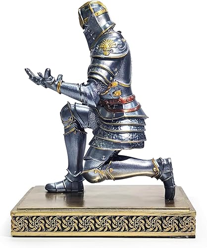 Miniatura 4 de Knight - Soporte para bolígrafo con abrecartas para organizadores de escritorio y accesorios, exhibición de lápices de oficina para hombres, soporte