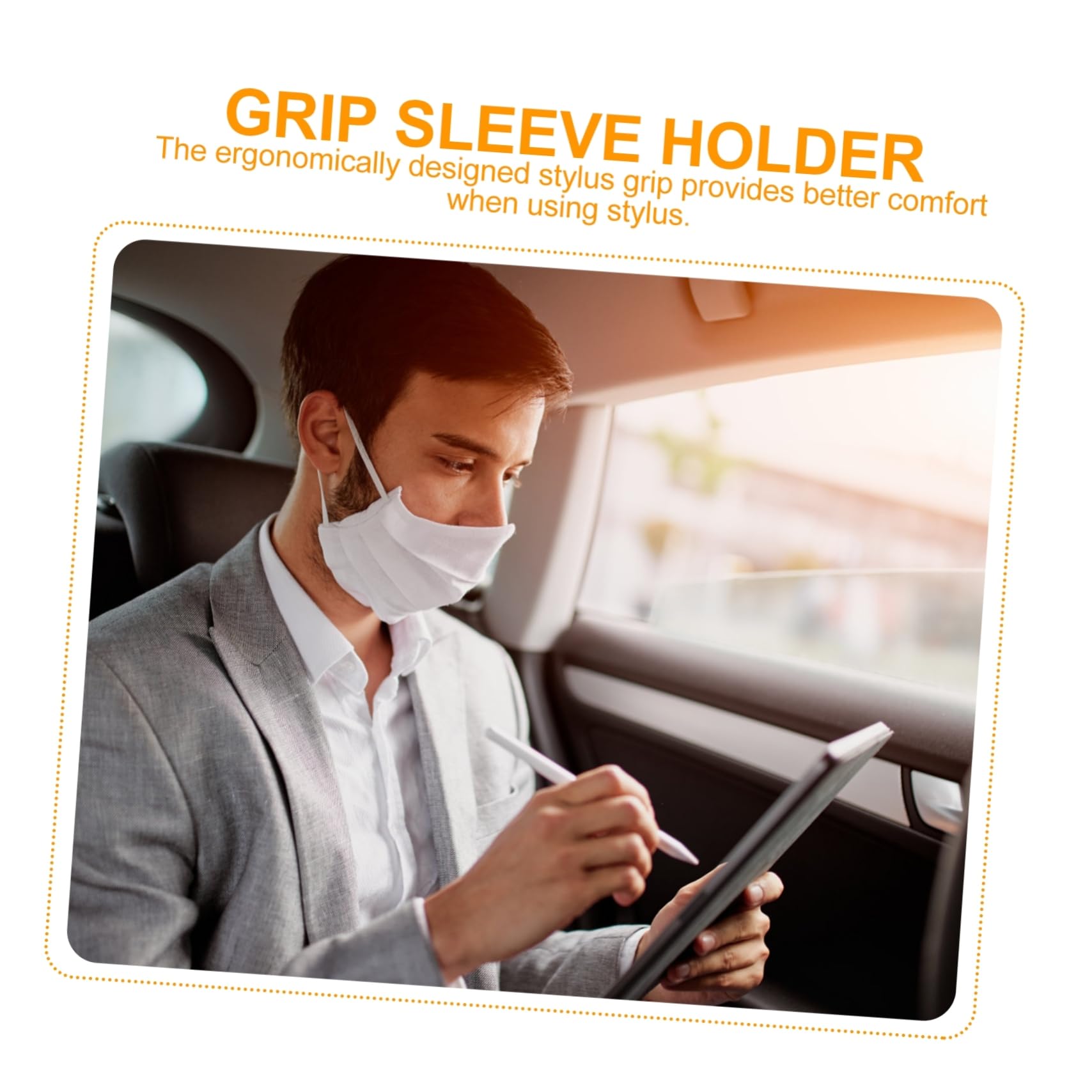 Gatuida 9pezzi Grip Protettivo Silicone Ergonomico Per Pencil Maniche Antiscivolo Freschi Facile Da Installare e Protezione Da Cadute e Graffi