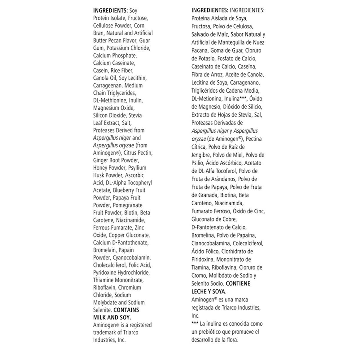 Protein Nutritional Shake Mix Pralines and Cream Flavor 750 g Weight Management Drink — view 3