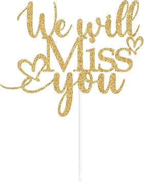We Will Miss You Cake Topper, Who Said You Could Leave, Happy Retirement, Funny Graduation Retirement Goodbye Farewell Going Away Party Decorations