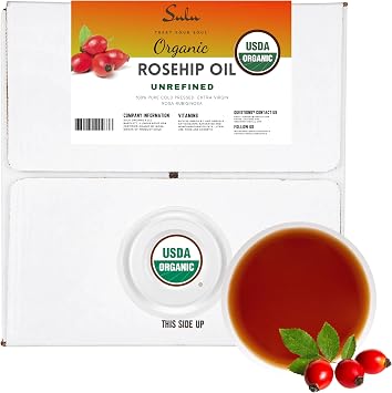 16 Liers/5 Gallon of Pure Certified Organic Unrefined Extra Virgin Rosehip Oil