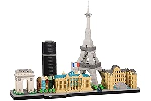 Kadablk Architecture Paris Skyline Collection, 3680 Micro Building Blocks Set with Replica...