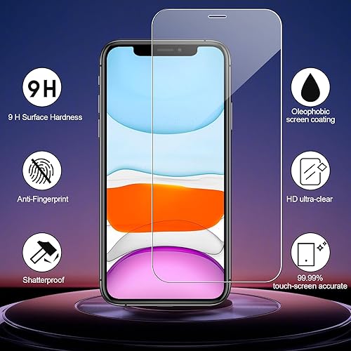 Miniatura 87 de Paquete de 2+2 protectores de pantalla de privacidad para iPhone 12 Pro Max con protector de lente de cámara, accesorios de vidrio templado