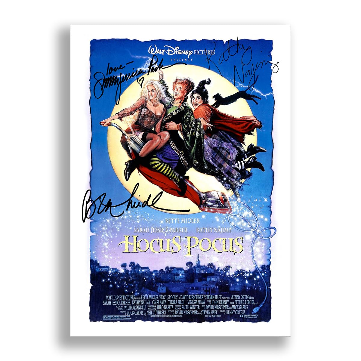 Hocus Pocus Cast Signed A4 Poster Photo Print Framed Autograph Gift Movie Film (A4 POSTER ONLY)