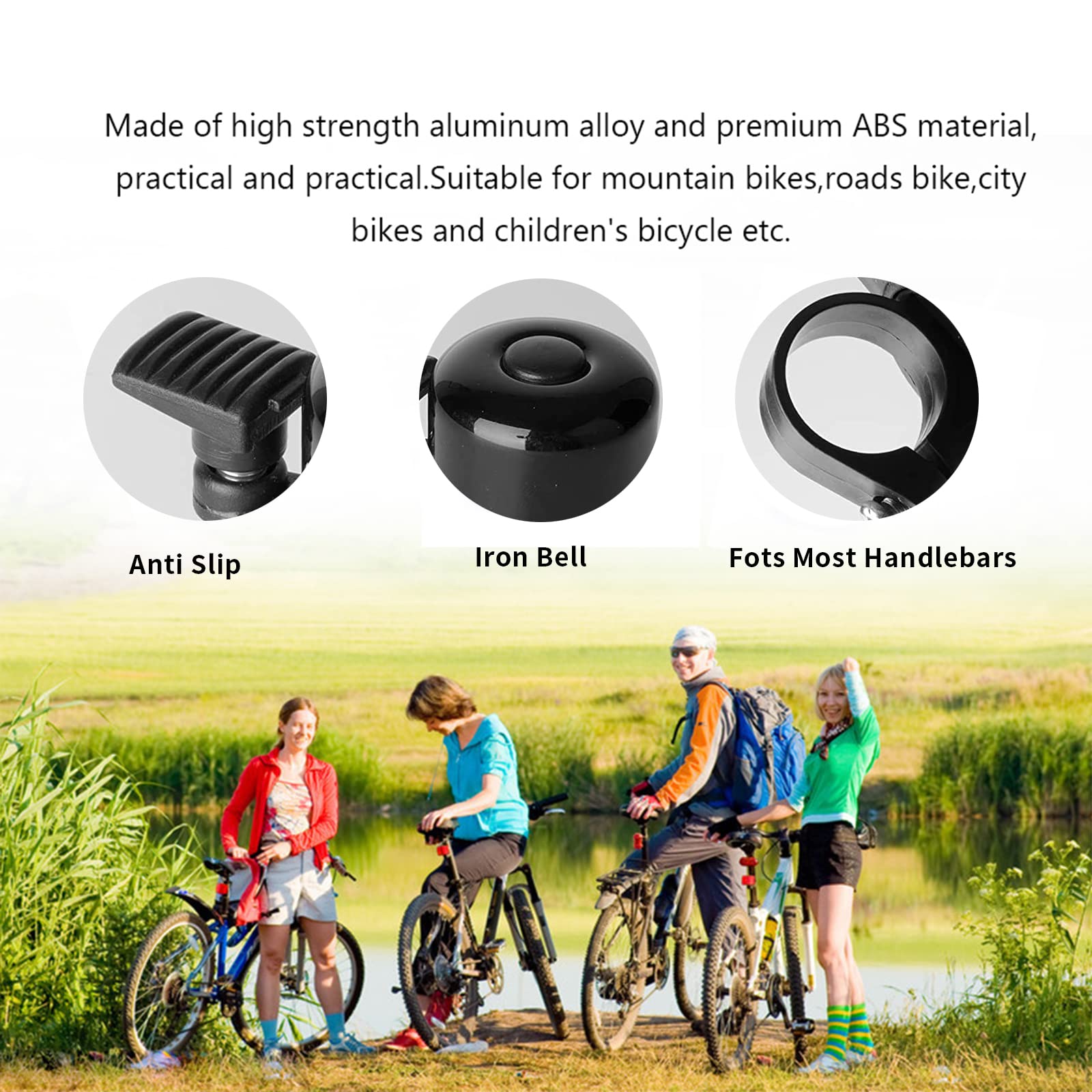 Lot 2 Sonnettes THIMOONS Lot 2 Sonnettes De Vélo Universelles