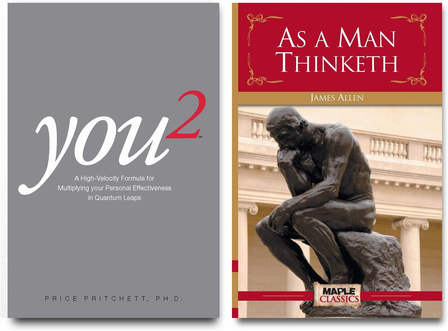 You 2: A High Velocity Formula for Multiplying Your Personal Effectiveness in Quantum Leaps + Think and Grow Rich (Paperback) Product Bundle