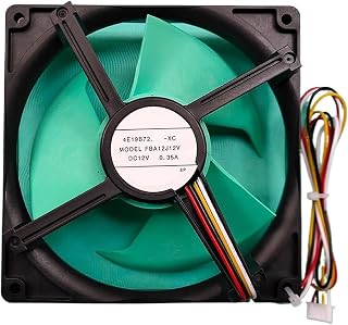 Cooling Fan FBA12J12V Fridge Fan DC12V 0.35A,Compatible for Panasonic,Compatible for Sharp Refrigerator Cooler Repair Parts