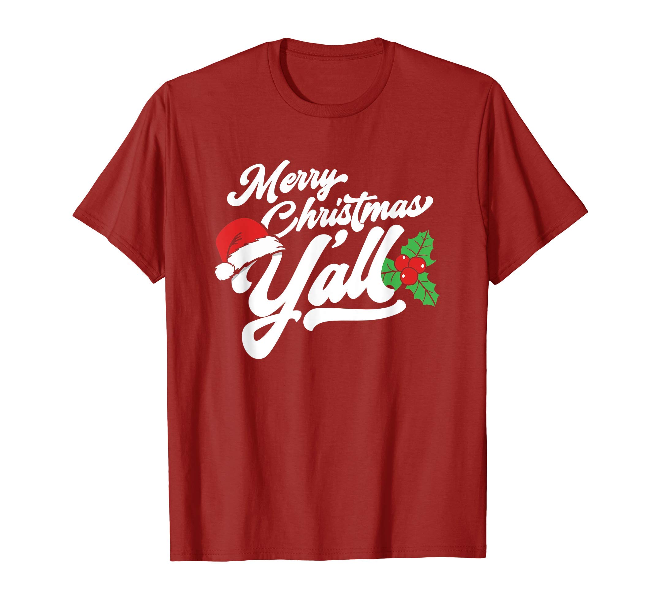 Merry Christmas, Y'all Funny Country Southern Holiday T-Shirt