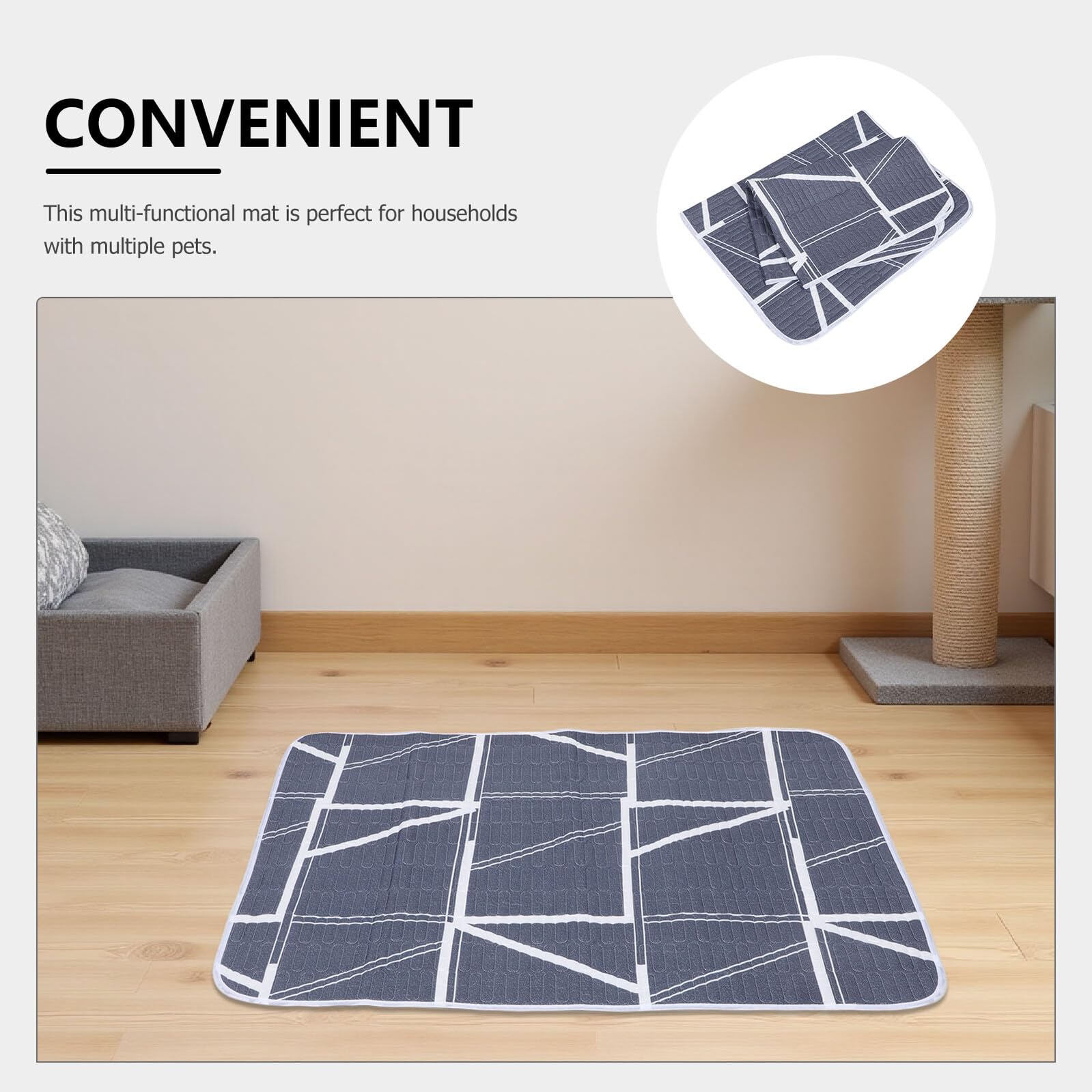 Tappetini Igienici Lavabili in Cotone Ecologico 2 Unitá Assorbenti e Traspiranti per Pulizia Facile e Stagione Calda