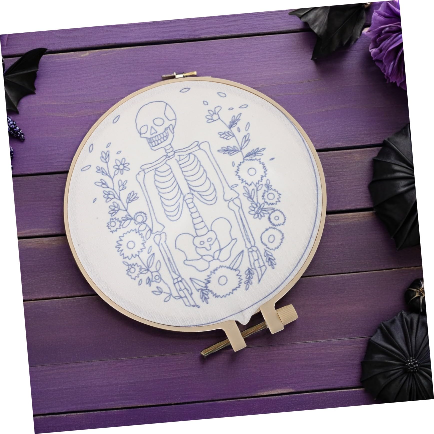 jojofuny Kits De Bordado Con Patrón Muestrario De Puntadas Kit Para Principiantes Telas Para Bordar Para Principiantes Adultos Manualidades De