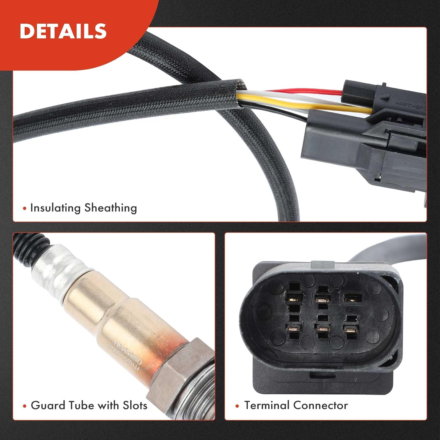 A-Premium O2 Oxygen Sensor Compatible with Volkswagen Jetta Beetle 2001-2005, Golf 2001-2006, Upstream & Downstream, 2-PC Set, Replace# 06A906262BC, 94860612802