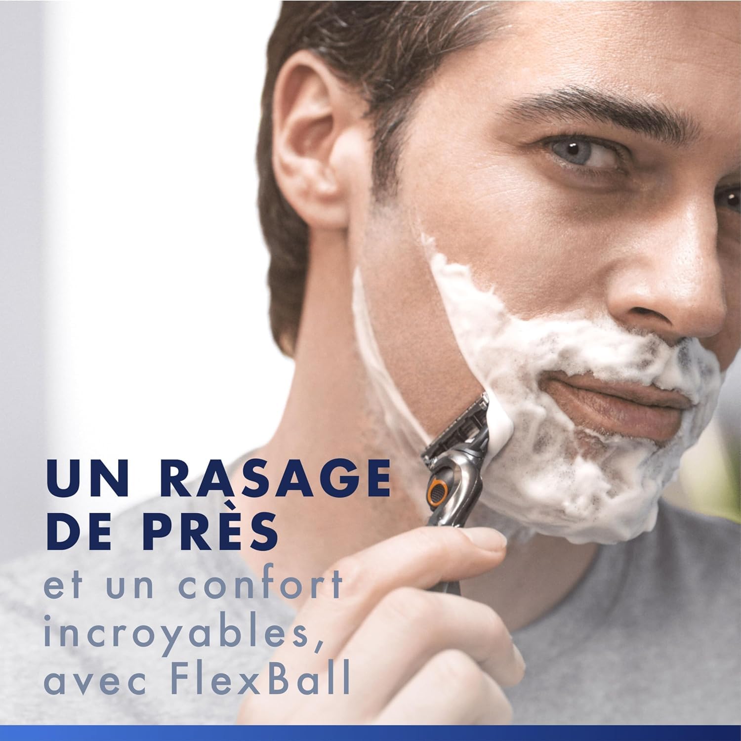 Gillette Lames de Rasoir Homme Proglide, Ultra Affutées, Pack de 12 | Cartouche Dotée de la Bande Lubrifiante x2 pour une Glisse Fluide, en Acier Inoxydable, 1 Recharge Jusqu’à 30 Rasages