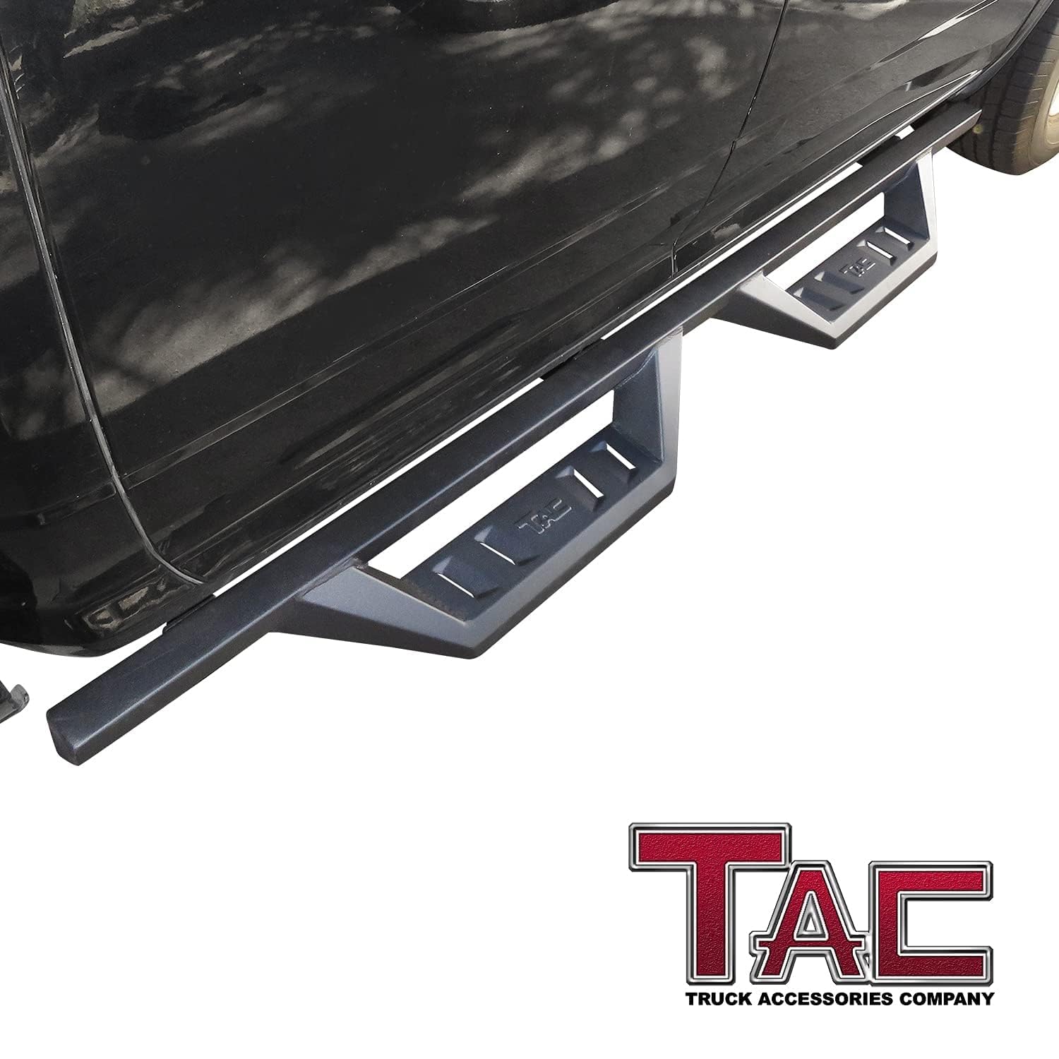 TAC Sidewinder Running Boards Fit 2009-2018 Ram1500 Quad Cab| 2019-2024 Ram1500 Classic 4” Drop Side Step Nerf Bar Rocker Slider Pickup Truck Exterior Accessories 2pcs