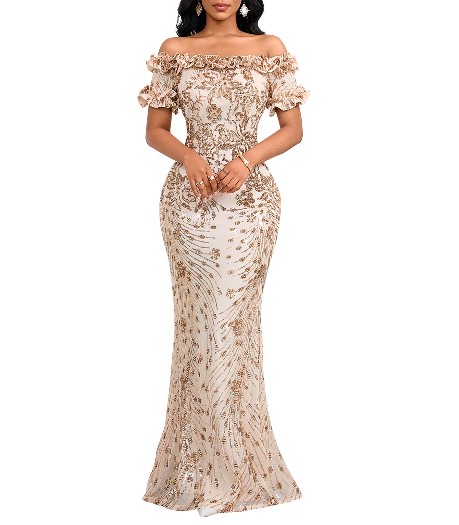 dasmzper Sequin Mermaid Dress