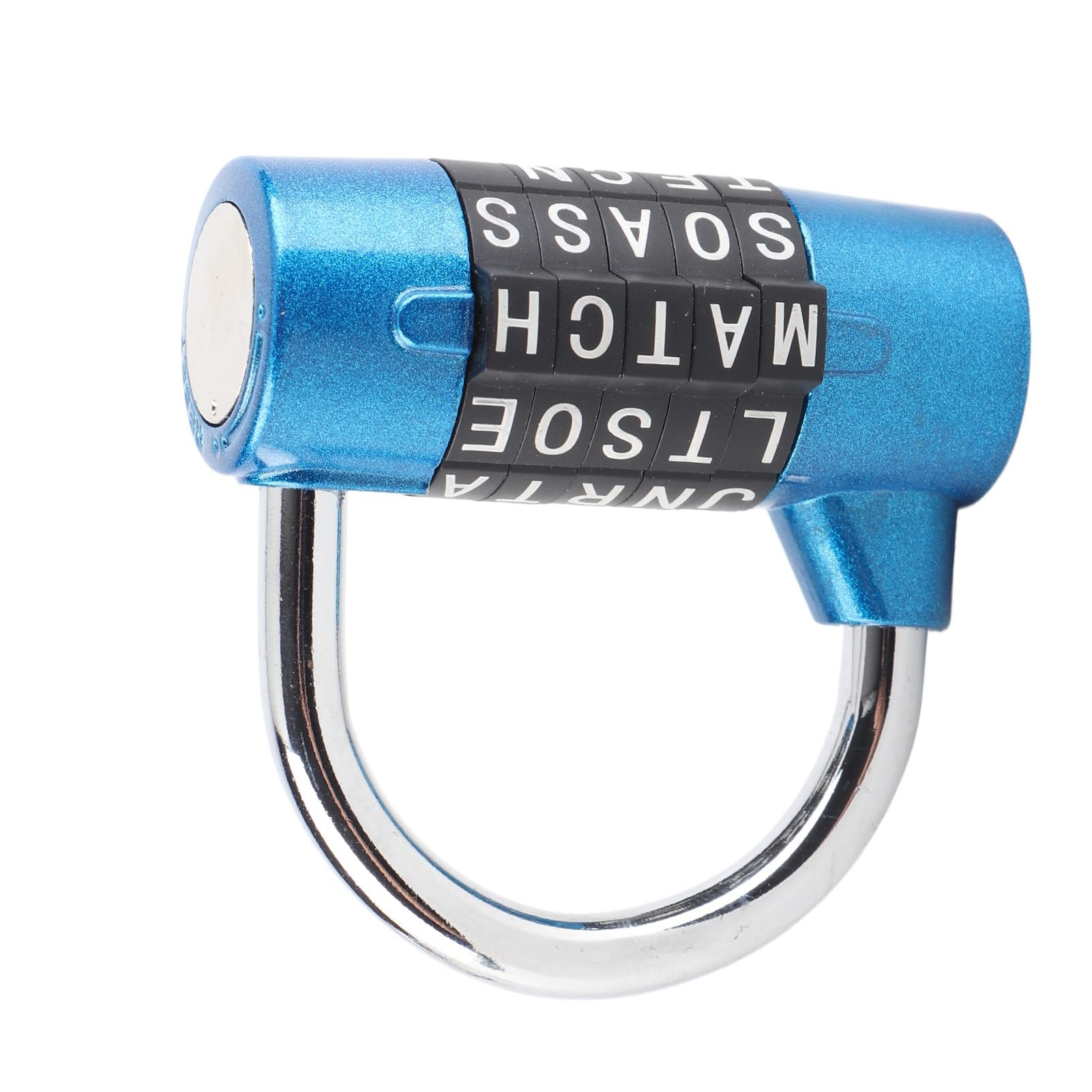 lyrlody Lucchetto a Combinazione 5 Cifre, Codice a Rotelle Numerico, Resettabile, in Lega di Zinco e Acciaio, per Valigia, Palestra, Borsa Viaggio, Porta (BLUE)