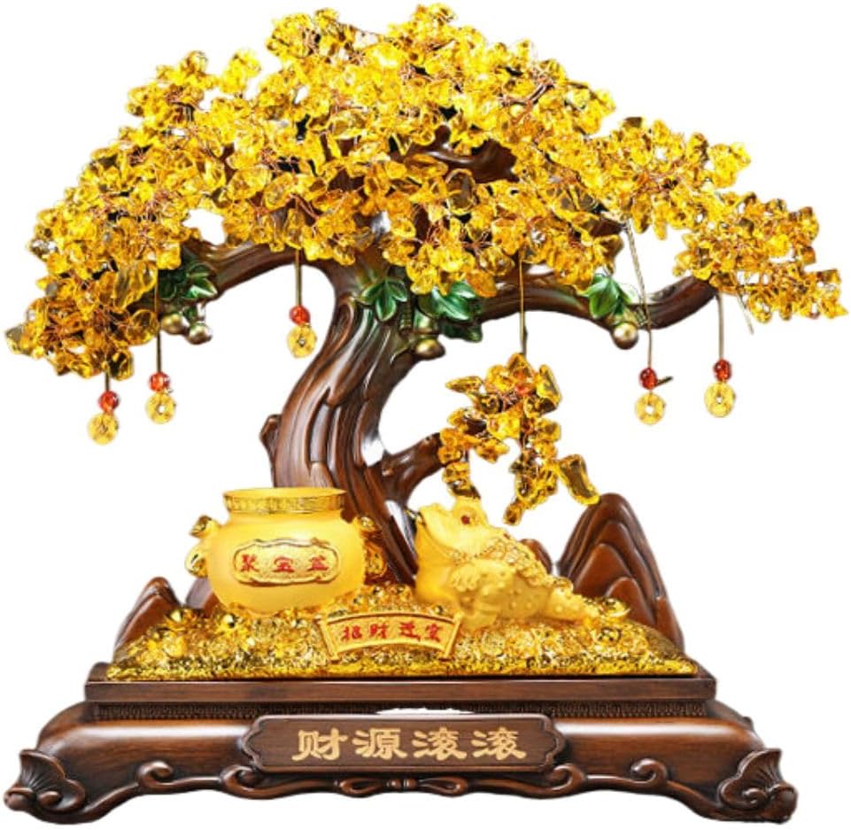 貔貅 piyao Practical Gifts for Birthday, Easter, Christmas 招财 Feng Shui Figurine Golden Treasure Basin 聚宝盆摆件 Feng Shui Figurine Home Office Decor Chinese Gifts 客厅酒柜发财树聚财装饰品店铺收银台开业礼物 8939