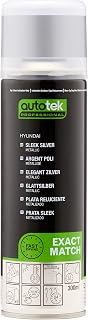 Autotek Professional Exact Match Car Spray Paint, Hyundai Sleek Silver Aerosol Spray 300 ml