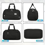Urbanstand Gym Bag for Men & Women - 30L Duffle Bag with Shoe Compartment, Carry On Weekender Water Resistant Sports Duffel Bag for Travel, Workout Bag, Medium