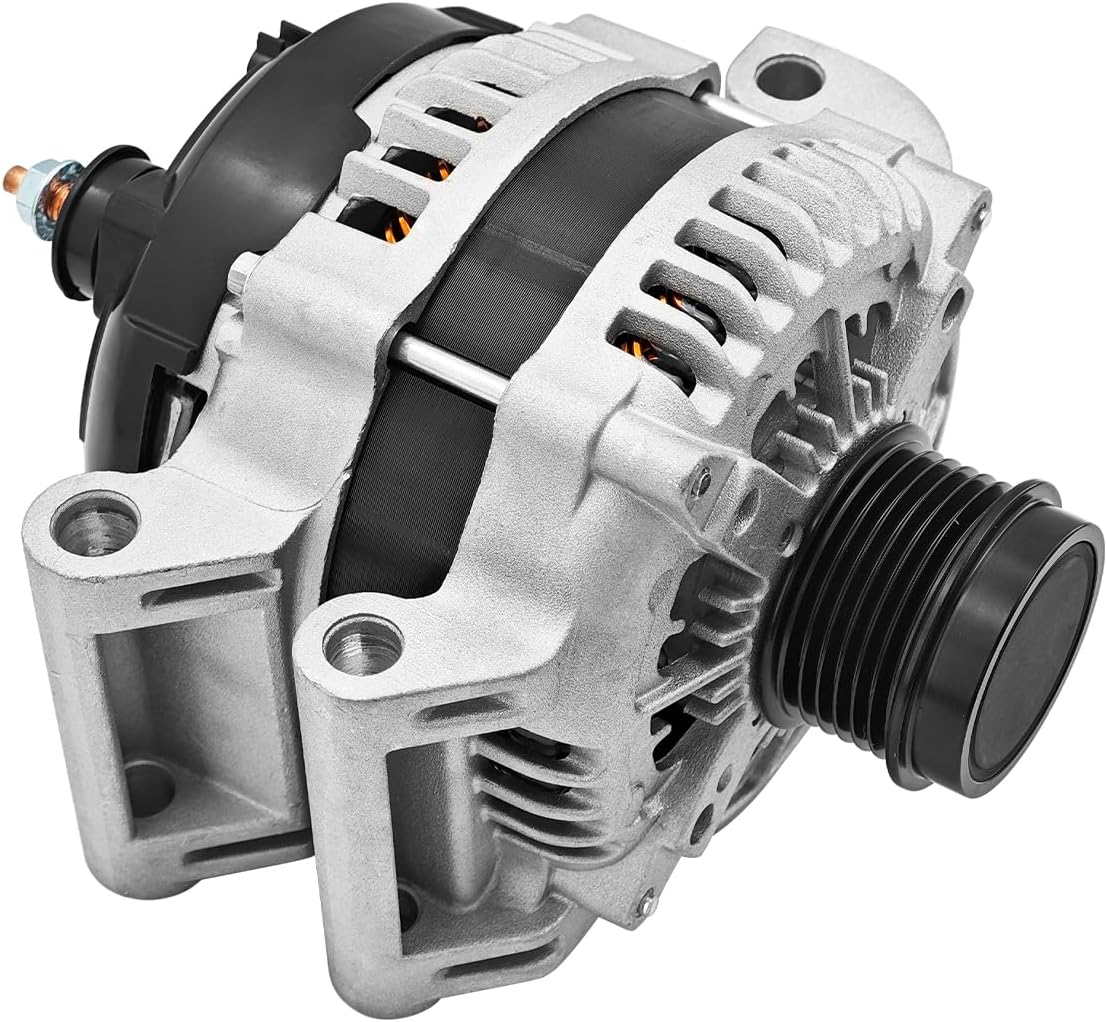 12V 220AMP Alternator Fit for Chrysler 300 2012-2014 Fit for Dodge Challenger Charger Durango 2011-2023 Fit for Jeep Grand Cherokee 2011-2021 V8 5.7L 6.2L 6.4L Replacement# 421000-7030