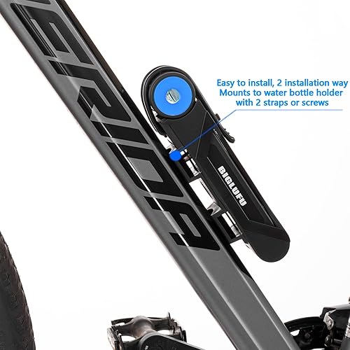 Miniatura 7 de BIGLUFU Cerradura de bicicleta para bicicleta, scooter y motocicleta, cerraduras plegables con 4 llaves, cadena plegable, de acero aleado, con