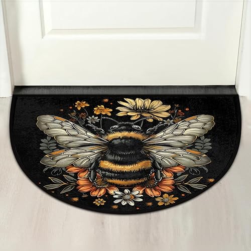 Miniatura 49 de Pardick Money - Tapete semicircular de billete de 100 dólares, antideslizante, duradero, lavable, para sala de estar, dormitorio