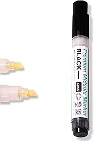Wilkins Marcador de entressola premium para pintura personalizada em couro, camurça, tecido e espuma macia para 2 a 4 pares de sapatos, Preto, 9.5