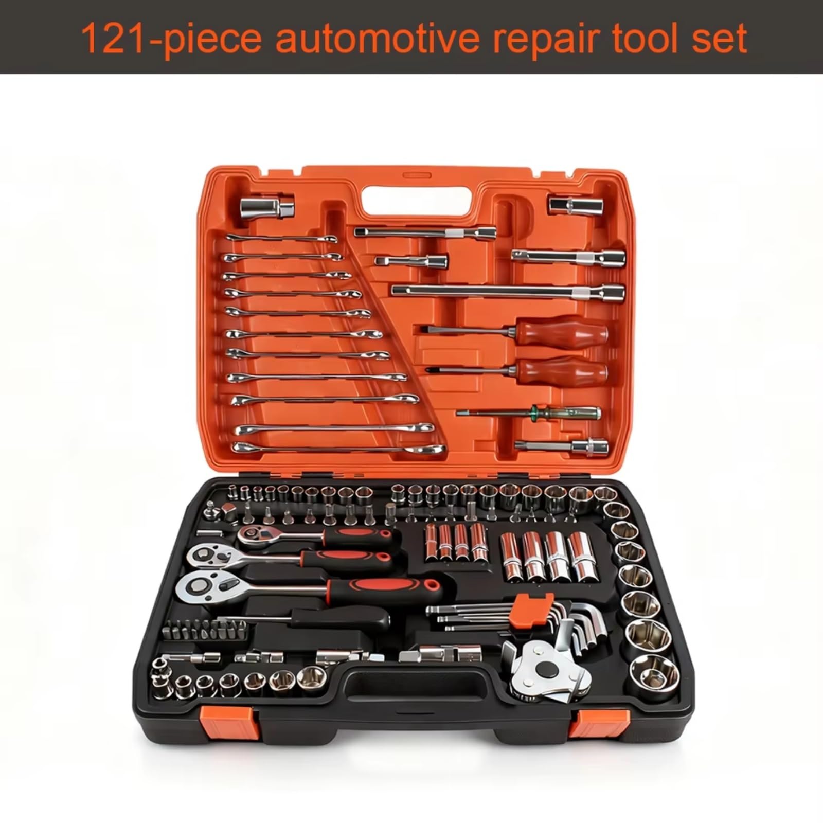 Kit d'outillage mécanique Kit D'outils Réparation Automobile Multifonction Kit D'outils Automobiles Jeu Clés À Douille En Acier Ensemble D'outils Mécanique Kit D'outils La Maison
