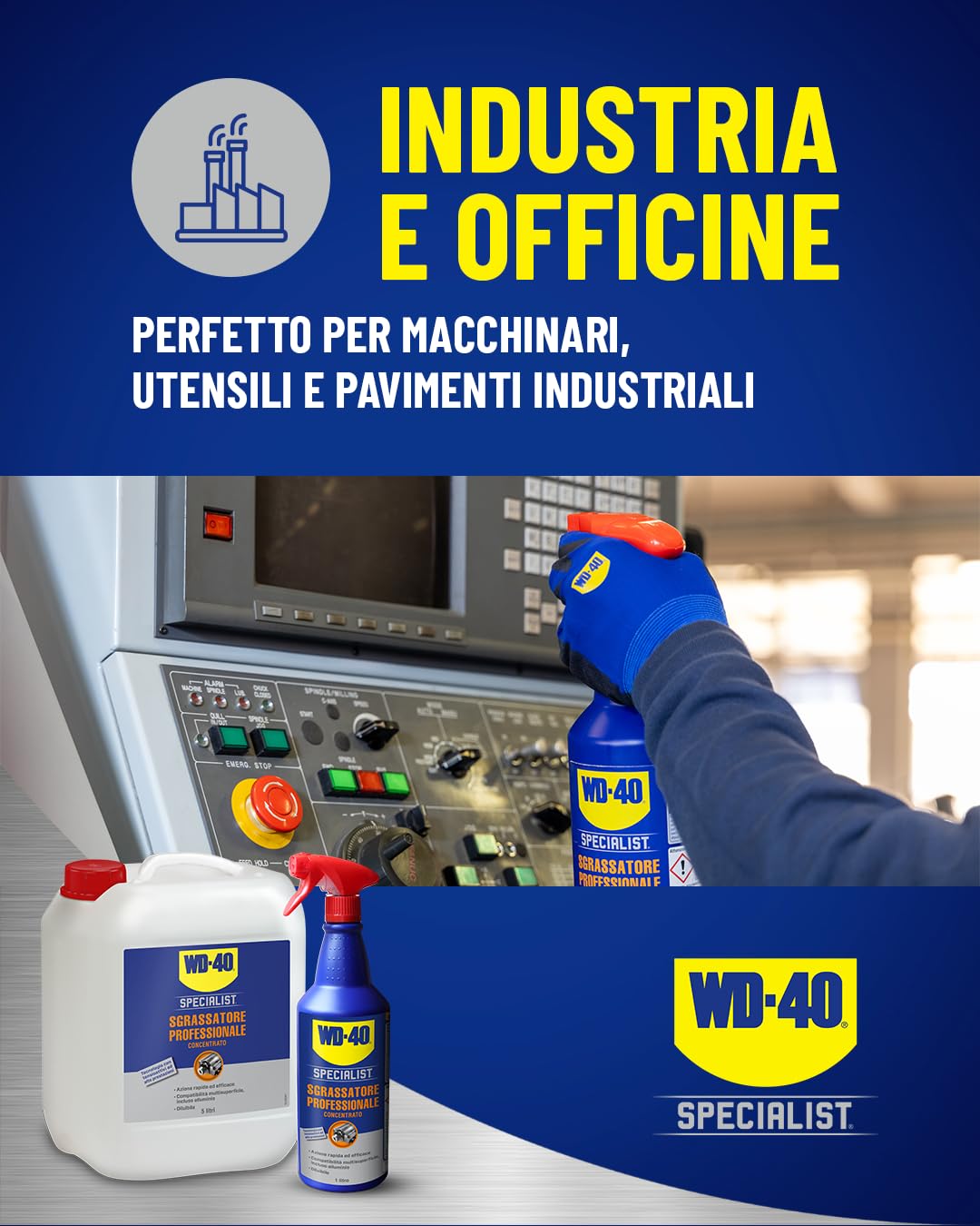 WD-40 Specialist Sgrassatore Professionale Concentrato Formula Diluibile 1 Litro