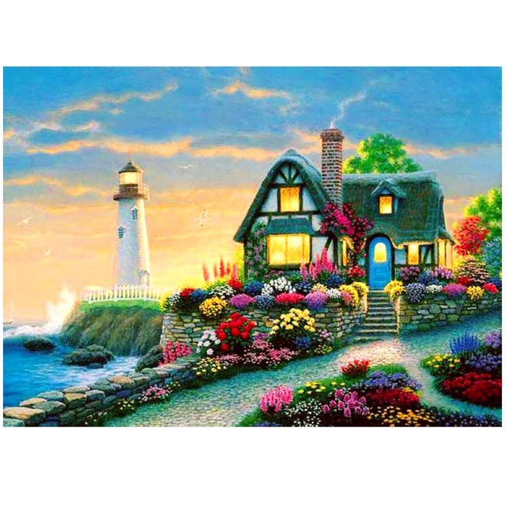 5D DIY Diamante Art Pintura kit Completo, Diamond Painting Adultos Niños Rhinestone Bordado de Punto de Cruz Artes Pintura Painting, Cuadros Decor para Cuarto, Sala de Estar - (Chica linda) 60x90cm