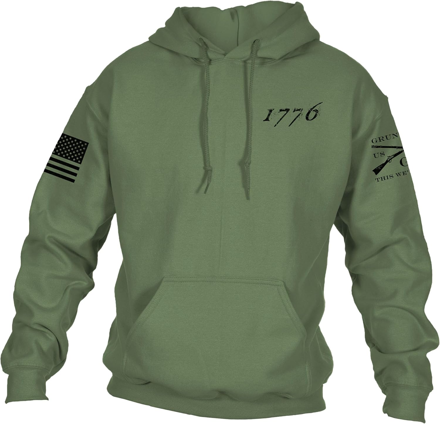 Grunt Style 1776 Flag Hoodie