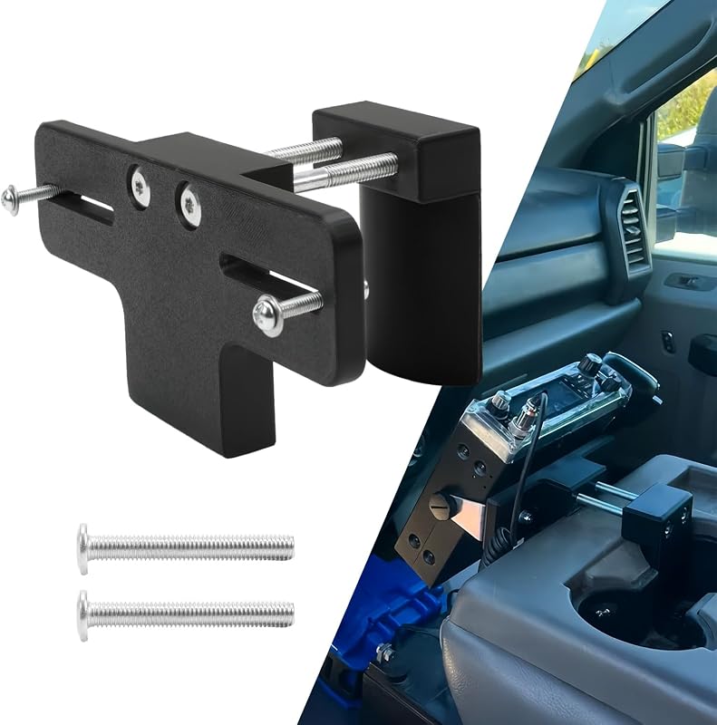 Suporte de Rádio para Porta-Copos Vornalex com Fixação por Grampo para Rádio CB – 1 unidade